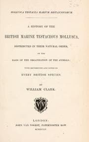 Tapa de A history of the British marine testaceous mollusca