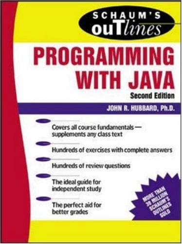 Tapa de Schaum's Outline of Programming with Java