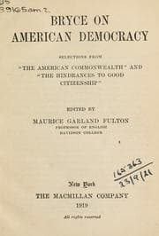 Tapa de American democracy