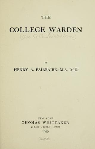 Tapa de College warden