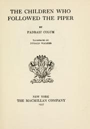 Tapa de The children who followed the piper