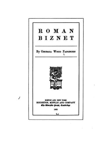 Tapa de Roman Biznet.