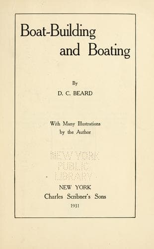 Tapa de Boat-building and boating