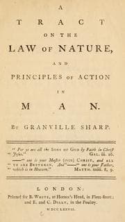 Tapa de A tract on the law of nature