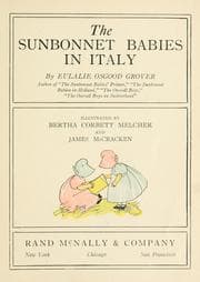 Tapa de The sunbonnet babies in Italy