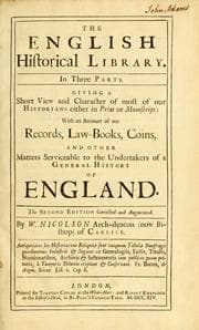 Tapa de The English historical library