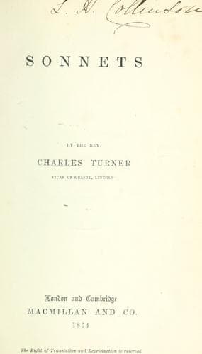 Tapa de Sonnets