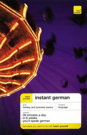 Tapa de Teach Yourself Instant German