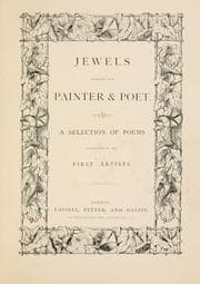 Tapa de Jewels gathered from painter & poet
