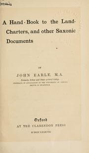Tapa de A hand-book to the land-charters, and other Saxonic documents