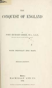 Tapa de The conquest of England