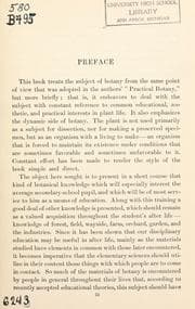 Tapa de Students' handbook to accompany Plants and their uses