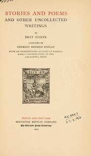 Tapa de Stories and poems and other uncollected writings