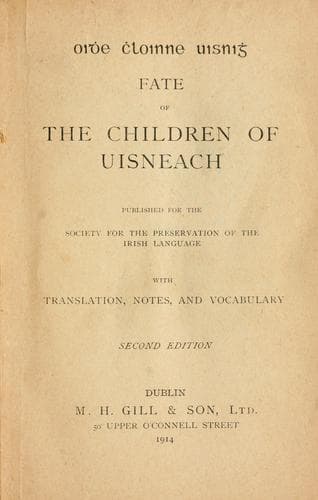 Tapa de Oidhe chloinne uisnigh =
