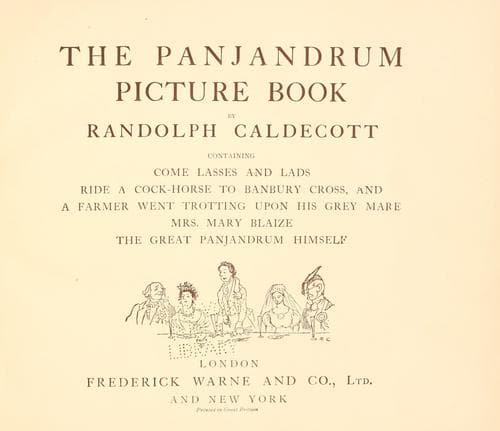Tapa de The Panjandrum picture book