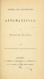 Tapa de Scenes and adventures in Affghanistan