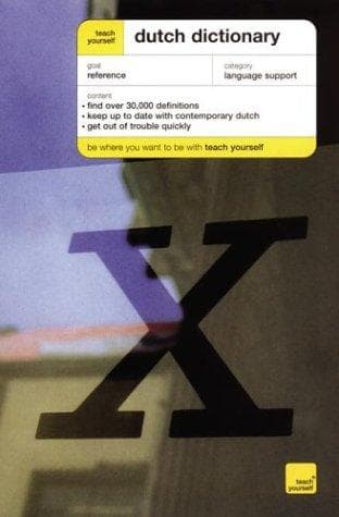 Tapa de Teach Yourself Dutch Dictionary