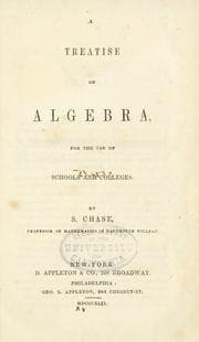 Tapa de A treatise on algebra