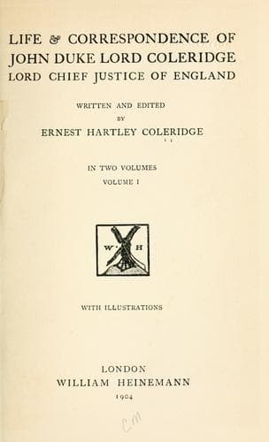 Tapa de Life & correspondence of John Duke Lord Coleridge, Lord Chief Justice of England