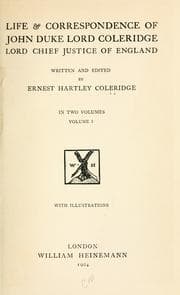 Tapa de Life & correspondence of John Duke Lord Coleridge, Lord Chief Justice of England