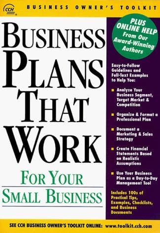 Tapa de Business plans that work