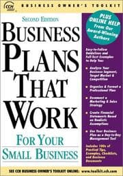 Tapa de Business Plans That Work for Your Small Business (CCH Business Owner's Toolkit series)