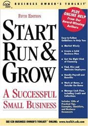 Tapa de Start Run & Grow a Successful Small Business (CCH Business Owner's Toolkit series)