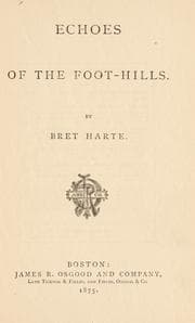 Tapa de Echoes of the foot-hills