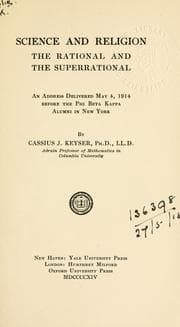 Tapa de Science and religion