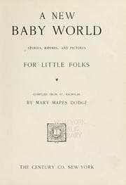 Tapa de A new baby world
