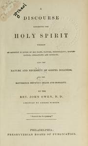 Tapa de A discourse concerning the Holy Spirit