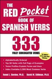 Tapa de The Red Pocket Book of Spanish Verbs