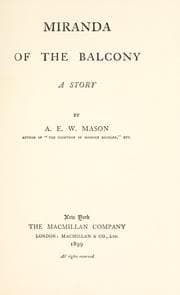 Tapa de Miranda of the balcony