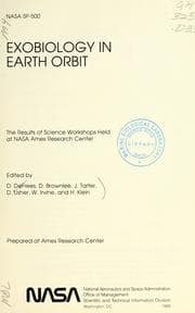 Tapa de Exobiology in earth orbit