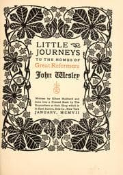 Tapa de Little journeys to the homes of great reformers ..
