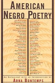Tapa de American Negro poetry