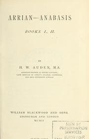 Tapa de Anabasis, books 1, 2