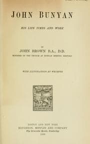 Tapa de John Bunyan
