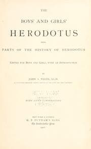 Tapa de The boys' and girls' Herodotus