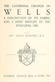Tapa de The cathedral church of Wells