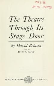 Tapa de The theatre through its stage door