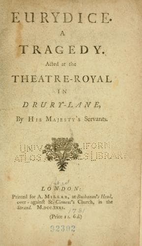 Tapa de Eurydice