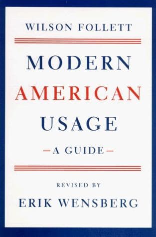 Tapa de Modern American usage