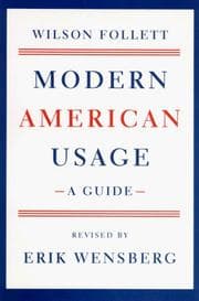 Tapa de Modern American usage