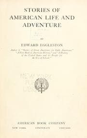 Tapa de Stories of American life and adventure