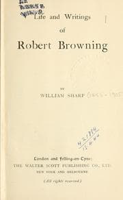 Tapa de Life and writings of Robert Browning