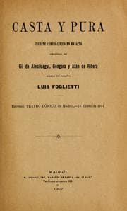 Tapa de Casta y Pura
