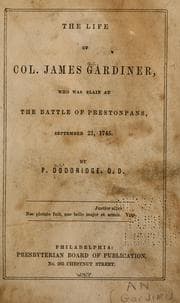 Tapa de The Life of Col. James Gardiner