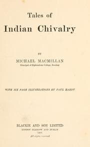 Tapa de Tales of Indian chivalry