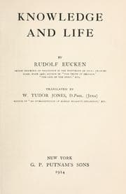 Tapa de Knowledge and life